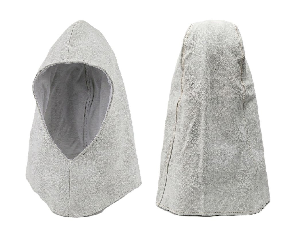 Capucha de Carnaza gris claro para soldadura — GAH Industrial